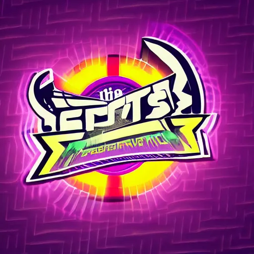 Image similar to a logo for a movie festival, esports logo, vector art , hyperrealism, neon lighting