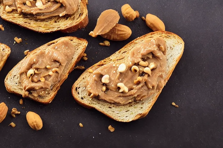 Prompt: peanut butter and sardine toast