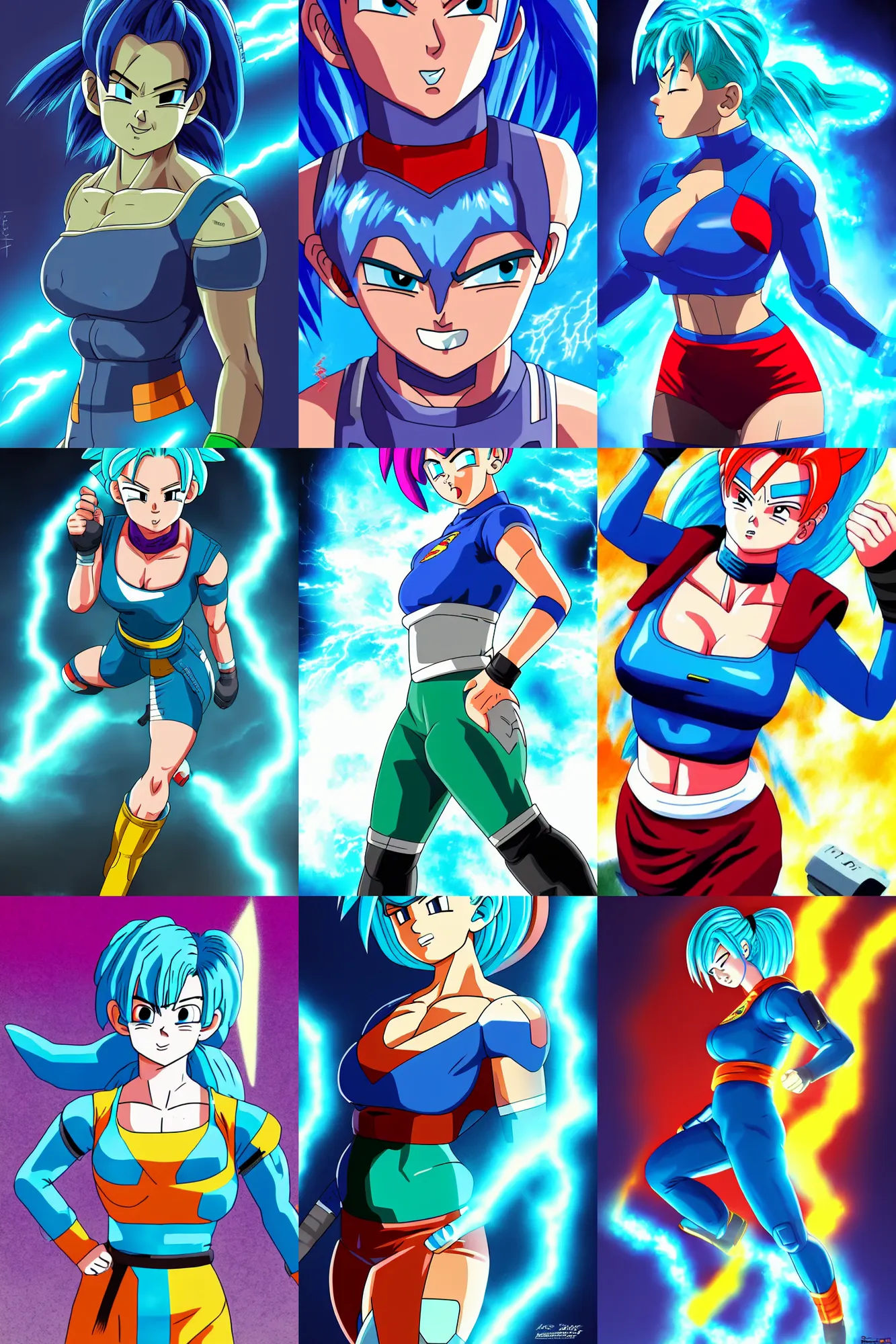 ArtStation - FanArt, Bulma & Son Goku