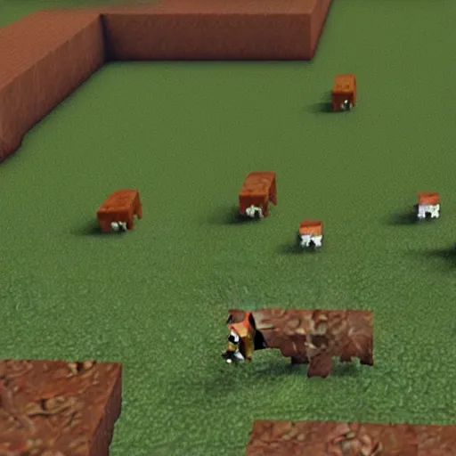 Prompt: a minecraft kangaroo mob