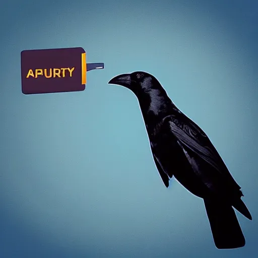 Prompt: “A crow filling out a cyber insurance application”