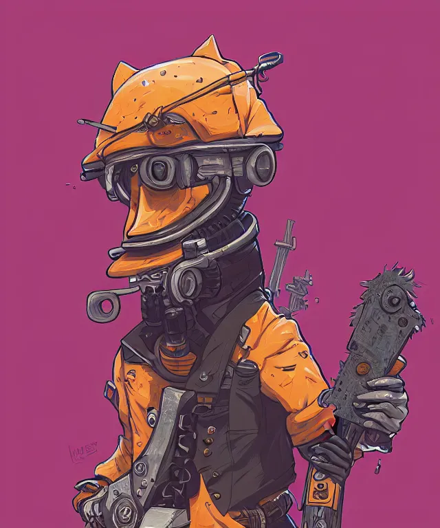 Image similar to a portrait of an anthropomorphic cyberpunk corgi holding a chainsaw, fantasy, elegant, digital painting, artstation, concept art, matte, sharp focus, illustration, art by josan gonzalez