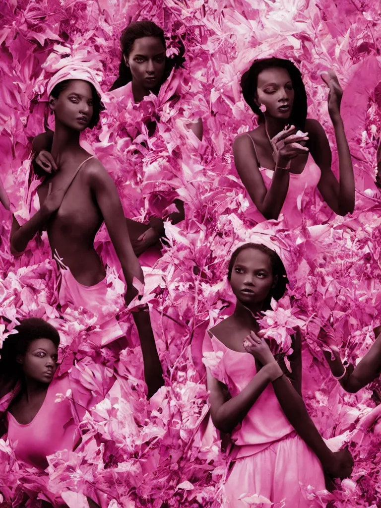 Image similar to portrait fragrance advertising campaign by richard mosse