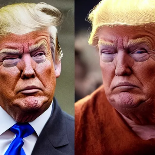 Image similar to trump as robert baretheon in game of thrones