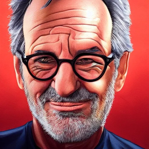 Image similar to face icon stylized minimalist steven spielberg, loftis, cory behance hd by jesper ejsing, by rhads, makoto shinkai and lois van baarle, ilya kuvshinov, rossdraws global illumination