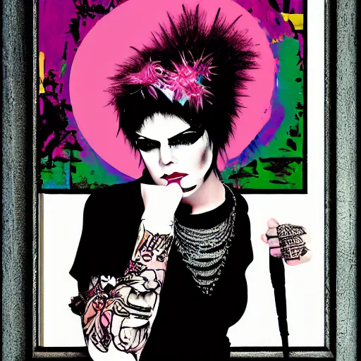 Image similar to punk woman