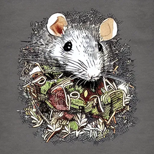 Rat King Fungi, an art print by Scoobtoobins - INPRNT