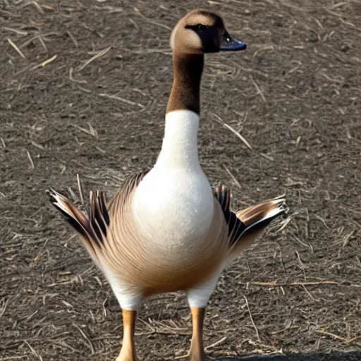 Image similar to four legged canadian goose