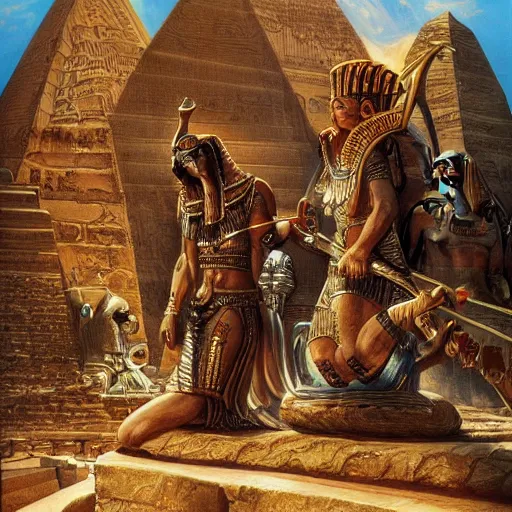 Image similar to epic masterpiece eternal starvation of Egyptian sun god Ken Kelly, photorealistic, cinematic, fantastic reality, detailed, intricate dramatic lighting, establishing shot, 8k resolution – W 1024