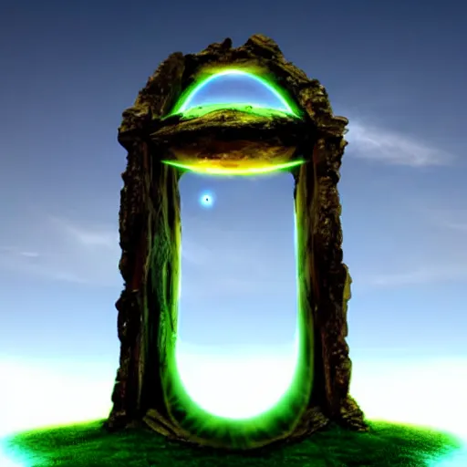 Image similar to a portal to the omnipotent universe