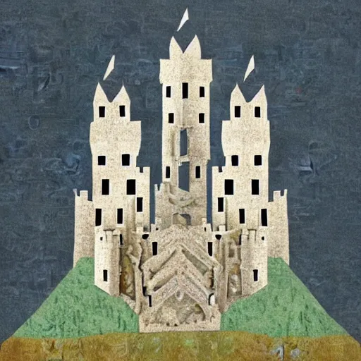 Image similar to fractal castle