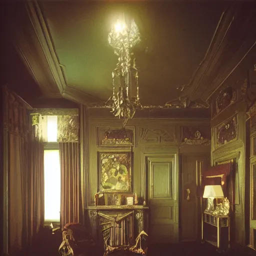 Prompt: Victorian mansion, dark horror, cinematic lighting, by Stanley Kubrick, cinestill 400 t film