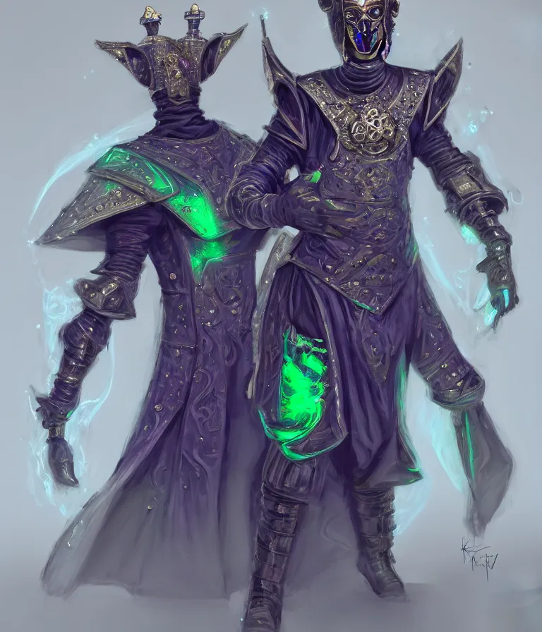 Image similar to front!!! shot of a court jester!!! character, hyperdimensional, bioluminescent hypercubes, dark holography!!!, spectral, chrome, (((shiny armor))), elegant, highly detailed, centered, (((artstation, concept art, smooth, sharp focus, artgerm, Tomasz Alen Kopera, Peter Mohrbacher, donato giancola, Joseph Christian Leyendecker, WLOP, Boris Vallejo))), mugshot!!!!!, ugly!!!!!!, octane render, nvidia raytracing demo, octane render, nvidia raytracing demo, octane render, nvidia raytracing demo, grainy, muted, 8K, digitalblasphemy, metatron