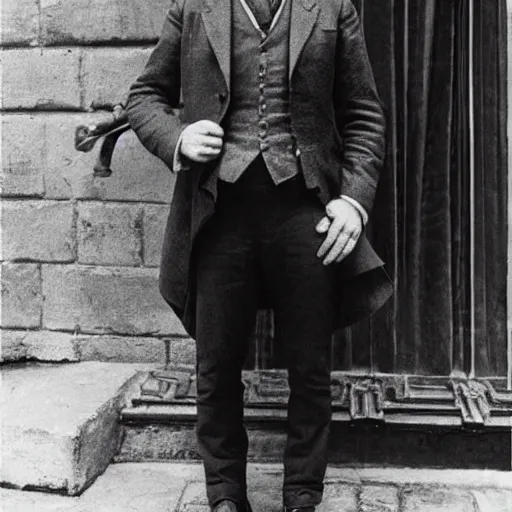 Image similar to basque ewan mcgregor dressed as a gentleman in early 2 0 th century style