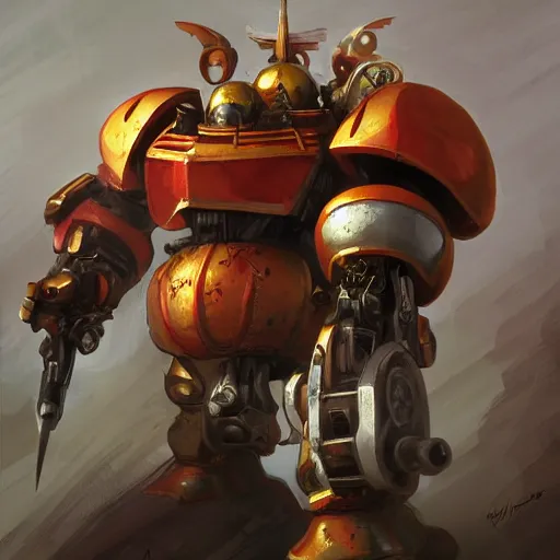 Prompt: doctor ivo robotnik as warhammer 4 0 k tau character, highly detailed, digital painting, artstation, sharp focus, illustration, art by tan zi and ayanamikodon and alphonse mucha and wlop