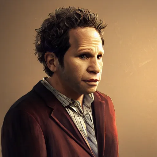 Prompt: glenn howerton as frank reynolds in iasip, made by stanley artgerm lau, wlop, rossdraws, artstation, cgsociety, concept art, cgsociety, octane render, trending on artstation, artstationhd, artstationhq, unreal engine, 4 k, 8 k