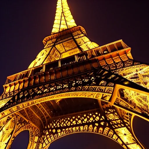 Image similar to eiffel tower at night,