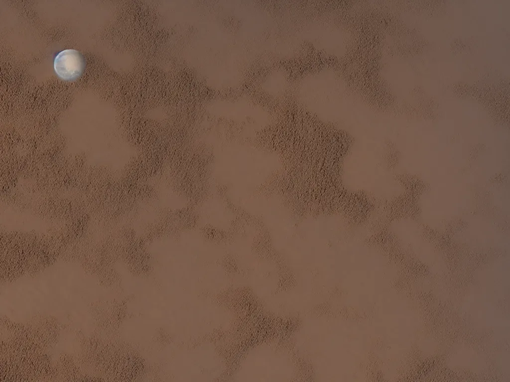 Image similar to an ultrawide angle photograph of a desert brown dusted earth floating in outer space, astrophotography, hyperrealistic, dull deep color, gritty, Cryengine 8k UHD