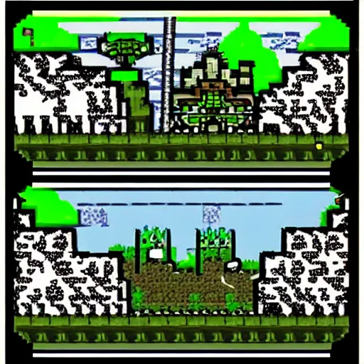 Prompt: Skyrim as a Gameboy color game, displayed on an old Gameboy