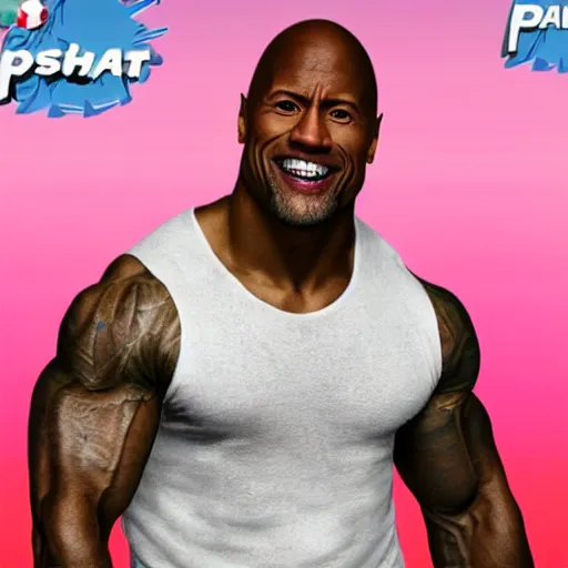 Prompt: dwayne johnson mixed with kevin hart