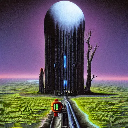 Prompt: monster by tim white