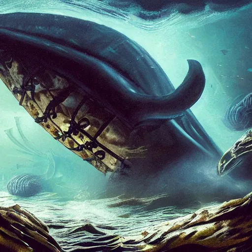 Image similar to 2 0, 0 0 0 leagues under the sea, artstation hall of fame gallery, editors choice, # 1 digital painting of all time, most beautiful image ever created, emotionally evocative, greatest art ever made, lifetime achievement magnum opus masterpiece, the most amazing breathtaking image with the deepest message ever painted, a thing of beauty beyond imagination or words