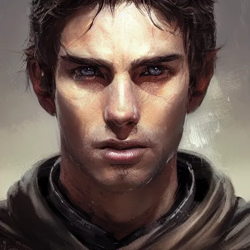 Image similar to portrait of a man by greg rutkowski, jedi knight anakin fel, short black hair, star wars expanded universe, he is about 3 0 years old, wearing the tactical gear of the galactic alliance, highly detailed portrait, digital painting, artstation, concept art, smooth, sharp foccus ilustration, artstation hq
