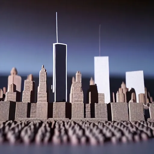 Image similar to 9 / 1 1 claymation by jan svankmejer, hyperrealistic, aesthetic, masterpiece