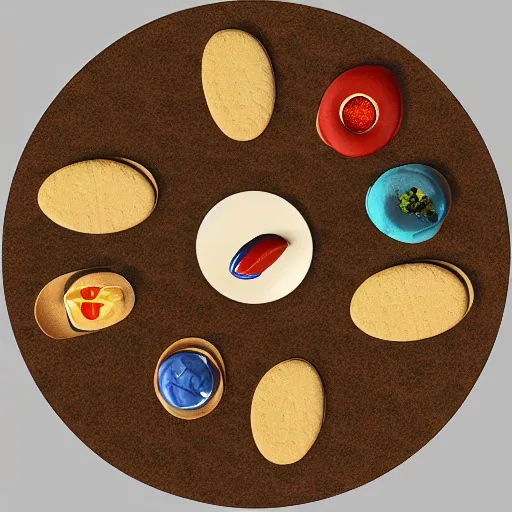 Image similar to deflective hard soft galaxy angle barbel coconut biscuit omelette , by Gerardo Dottori and Henri Matisse and Kati Horna , Marvel Comics , Rendered in Maya , 20 megapixels