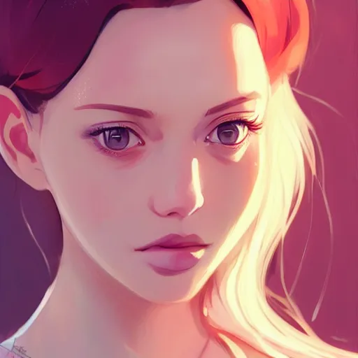 Prompt: a beautiful christina hendricks kat dennings kim kardashian nicki minaj alluring instagram model by guweiz and wlop and ilya kuvshinov and artgerm and makoto shinkai and studio ghibli, symmetrical eyes, aesthetic, gorgeous, stunning, alluring, attractive, artstation, deviantart, pinterest, digital art