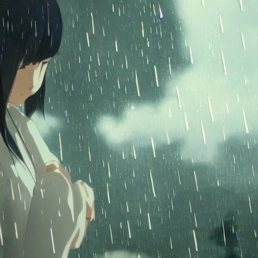 Image similar to rain, pattern, highly detailed, makoto shinkai