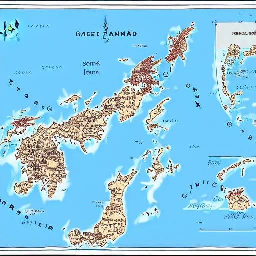 Prompt: detailed map of Great Finland