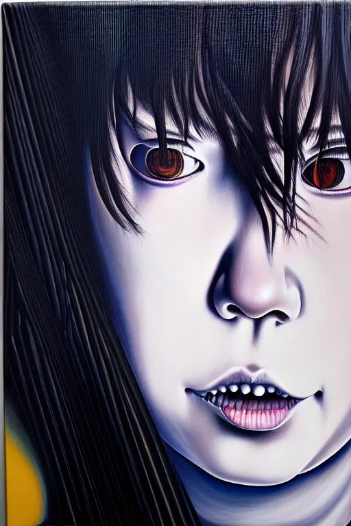 Prompt: dreams light up my life, music inspires my soul. by junji ito, hyperrealistic photorealism acrylic on canvas