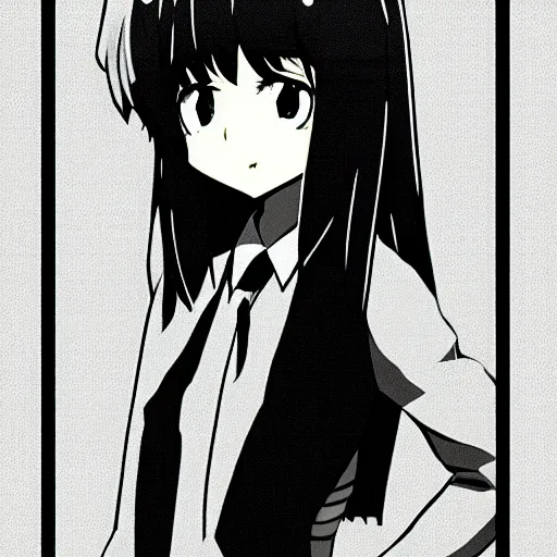 Image similar to mako from the watamote manga