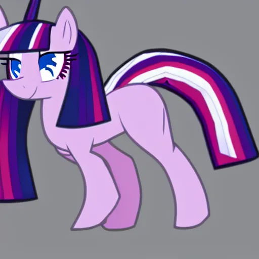 Prompt: twilight sparkle as a touhou character