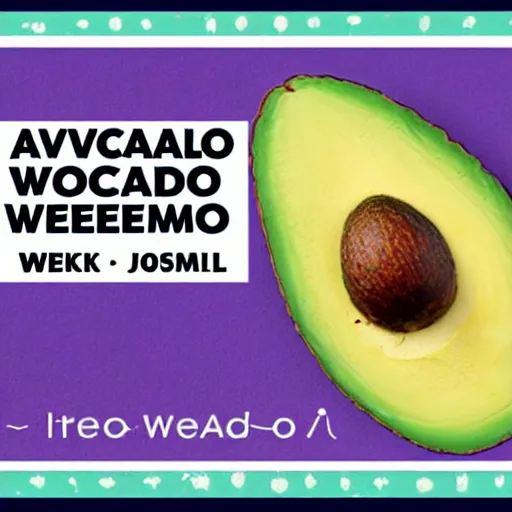 Prompt: avocado john week