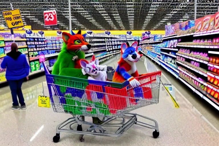 Image similar to photo of fursonas for sale at walmart on black friday