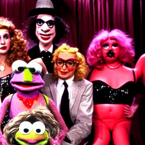 Prompt: Rocky Horror Muppet Show