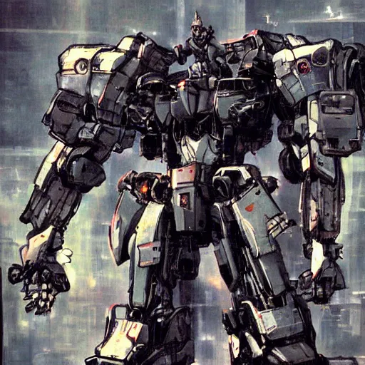 Prompt: mecha junkyard, sci - fi, concept art, by yoji shinkawa