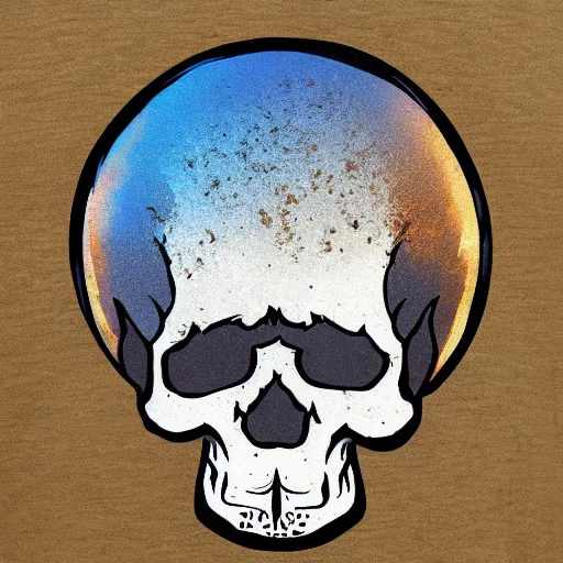 Image similar to Planet Earth Skull