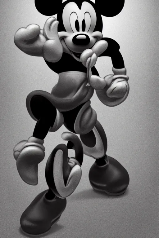 Prompt: muscular mickey mouse, mickey mouse bodybuilder, photorealistic, highly detailed,