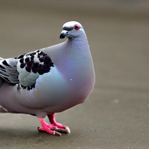 Prompt: a pigeon pigeon hybrid