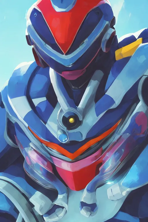 Image similar to robot ninja mask helmet megaman x zero rockman 2 0 2 2 switch game boss legacy collection fanart artsation, art gta 5 comics, behance hd by jesper ejsing, by rhads, makoto shinkai and lois van baarle, ilya kuvshinov, rossdraws global illumination ray tracing