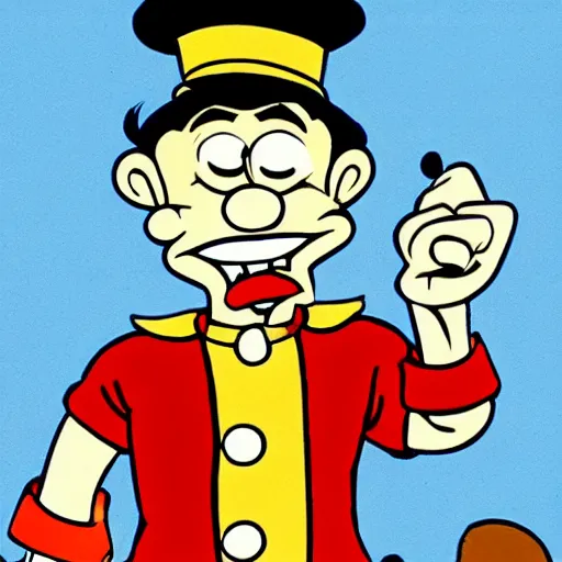 Image similar to popeye the sailor as spinach