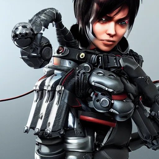 Image similar to kinetica!!! video game character, render, unreal engine, kojima, full body