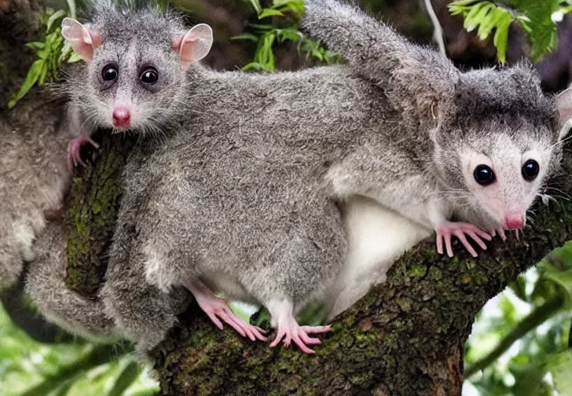 Image similar to where the wild things are, but with possums