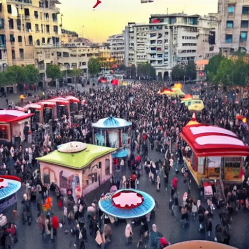 Prompt: photo of cute cute cute cute cute in Taksim Square