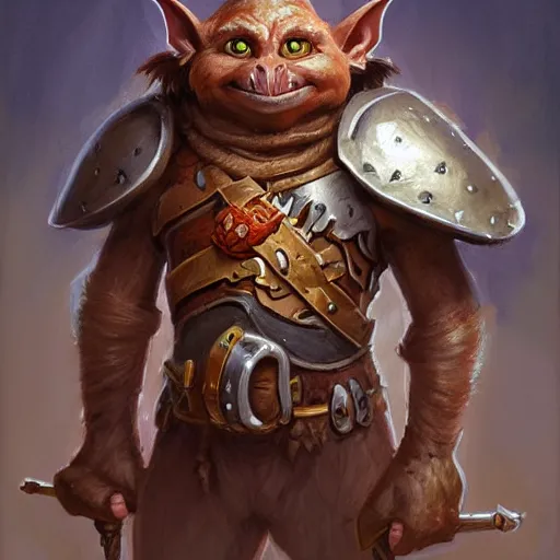 Prompt: a detailed portrait of a goblin warrior dressed with a bone armor, by justin gerard and jesper ejsing, digital art, realistic painting, dnd, character design, trending on artstation