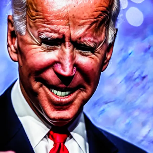 Image similar to joe biden cries on stage