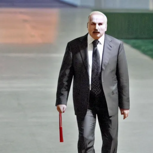 Image similar to Alexander Lukashenko as Terminator